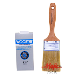 L1104 Wooster White China Bristle 2 12 profesjonalny pędzel do lakieru oleju impregnacji i lakierowania naturalne włosie